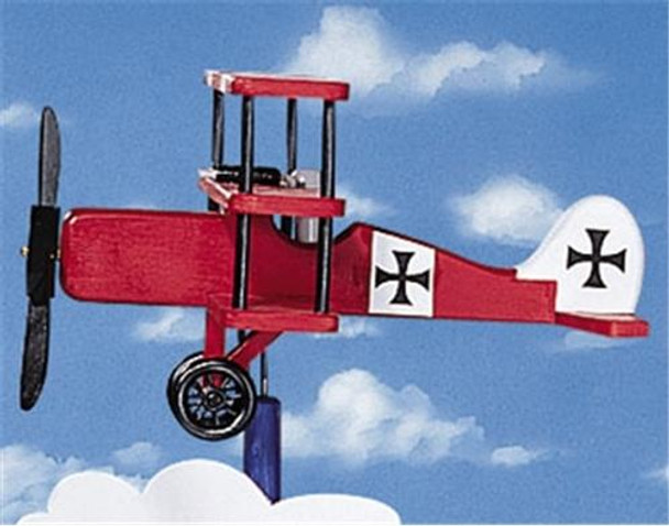 This is how your finished whirligig will look when using our Tri Plane Whirligig Hardware Kit