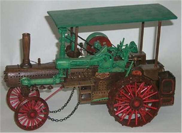 This is how your toy will look when using the plan and the  Steam Engine Parts Kit.
