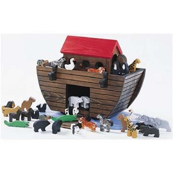 This is how your finished toy will look when using our  Noahs Ark Plan