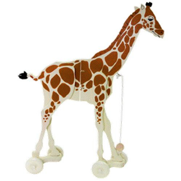This is how your finished toy will look when using our 
Giraffe Wiggle Toy Plan.
