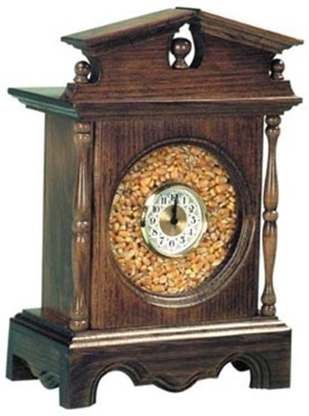 This is how your finished clock will look when using our
Round Fill Clock Woodworking Plan