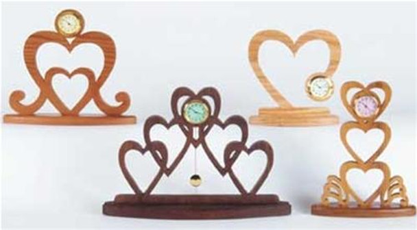 Wildwood Designs Valentine Hearts Clocks Plan