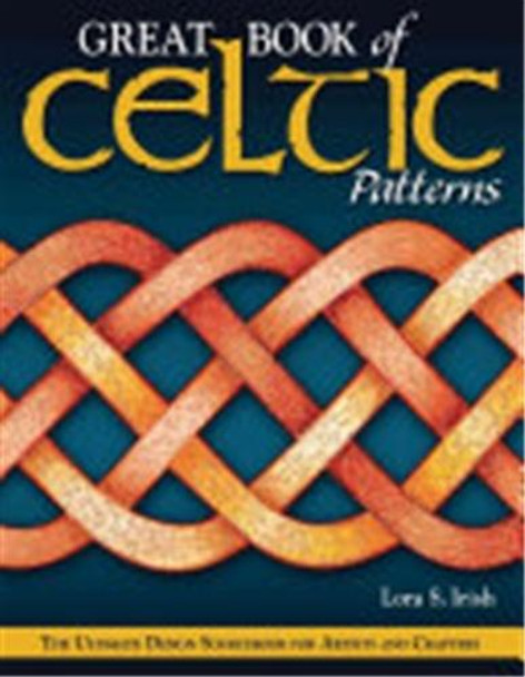 The cover of Great Book of Celtic Patterns is showing one of the simple celtic knots to create.