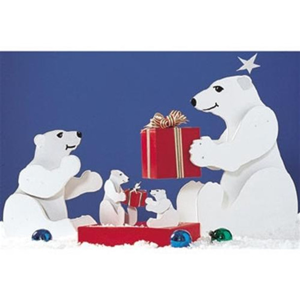 Wood Magazine Medium and Small Polar Bears Woodworking Plan is perfect for your holiday decorations.