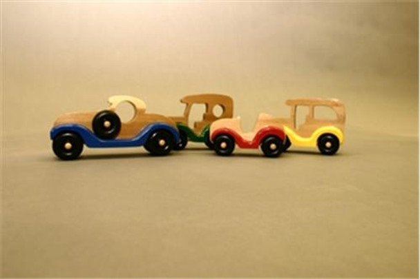 This is how your finished toy will look when using our Cars, Cars, Cars Toy Plan