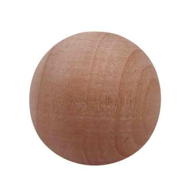 A 1" round wooden ball.