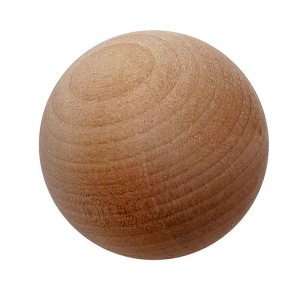 A 2" wooden ball.