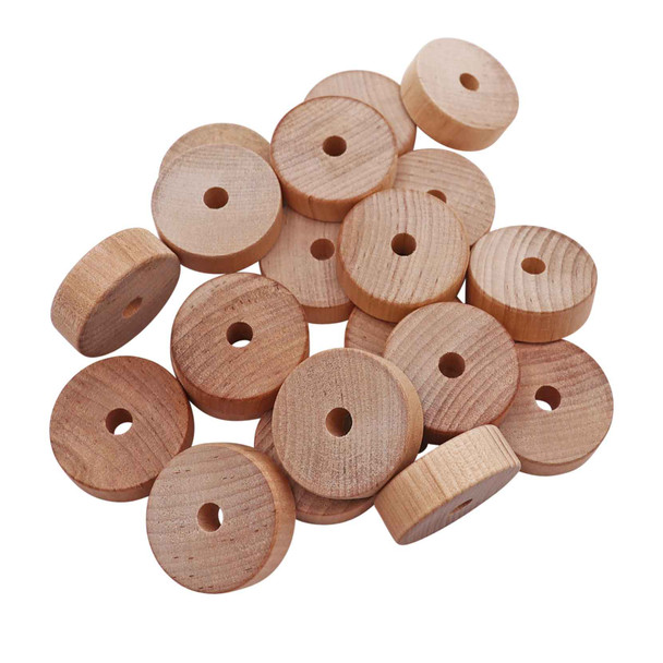 A group of 1 1/4" slab toy wheels.