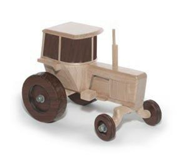  This is what the finished toy looks like when using the JD Tractor Woodworking Plan