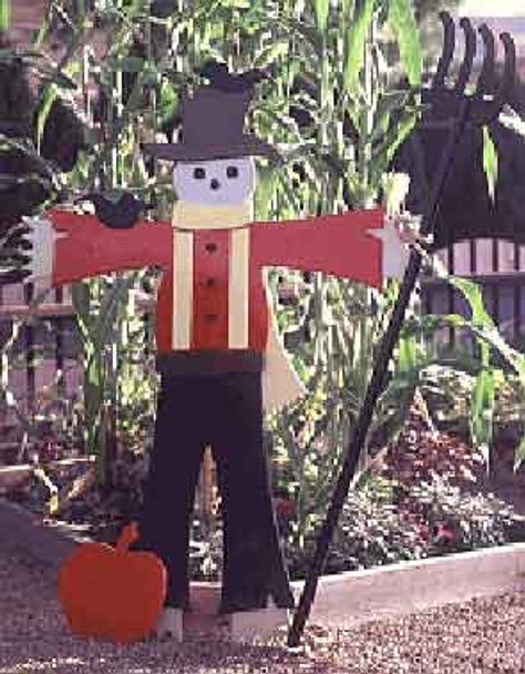 Easy Going Scarecrow Woodworking Plan