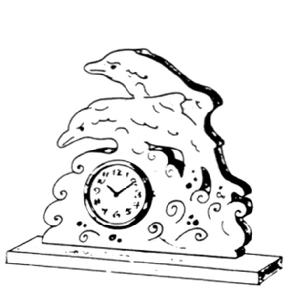 Dolphin Clock Pattern