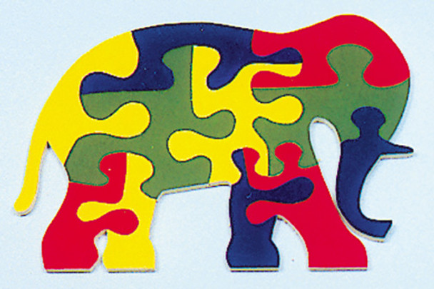 Elephant Puzzle Pattern