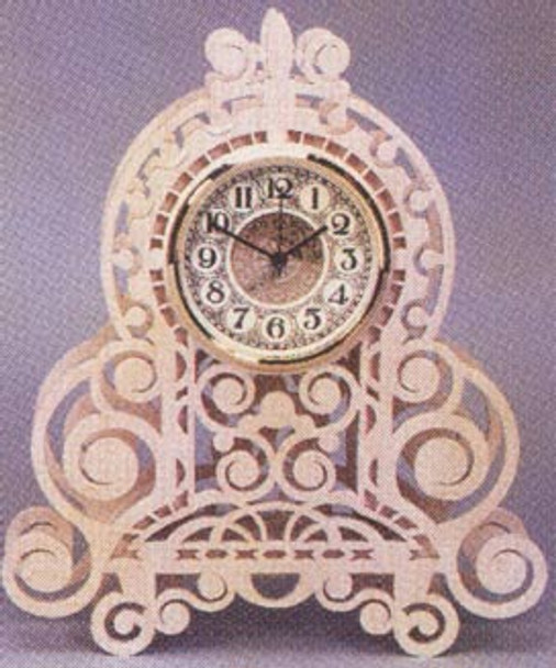 Fretwork Mantel Clock Pattern