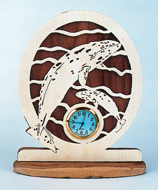 Grey Whales Clock Pattern