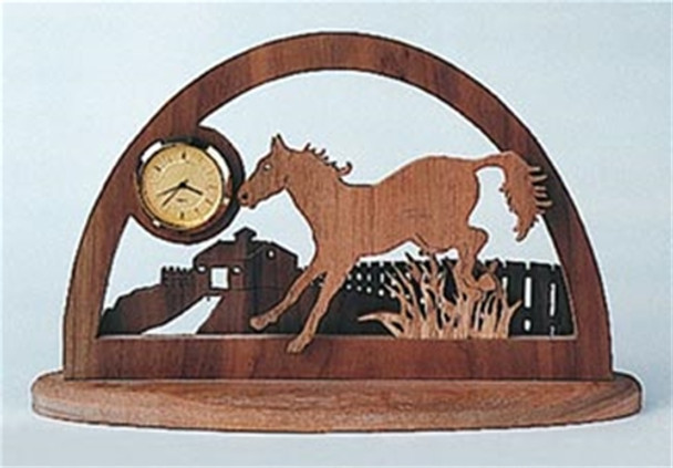 Jumping Horse Clock Pattern