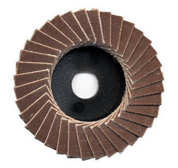 This is a Foredom 2" Flap Sanding Wheel 120 Grit.