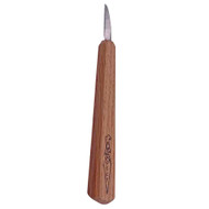 An upright KCT 1" wood carving knife.