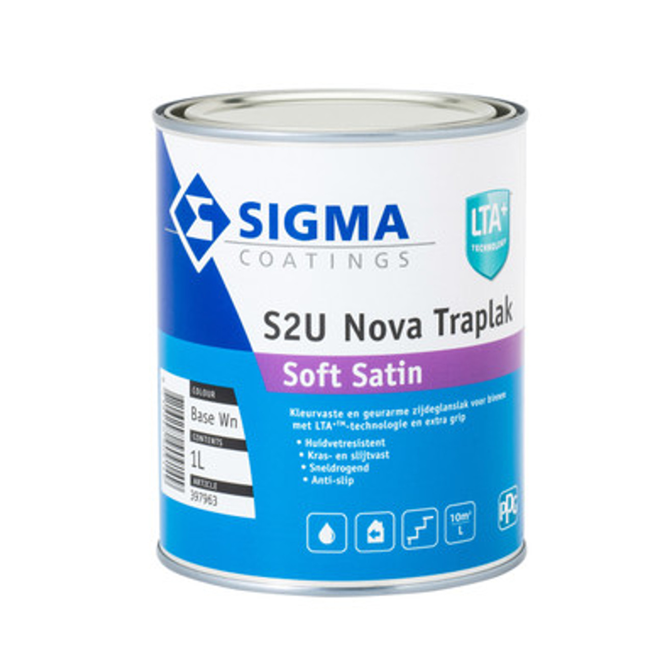 Gedeeltelijk Toevallig Mellow Sigma S2U Nova Traplak Soft Satin | Zijdeglans Trapverf | Anti-slip
