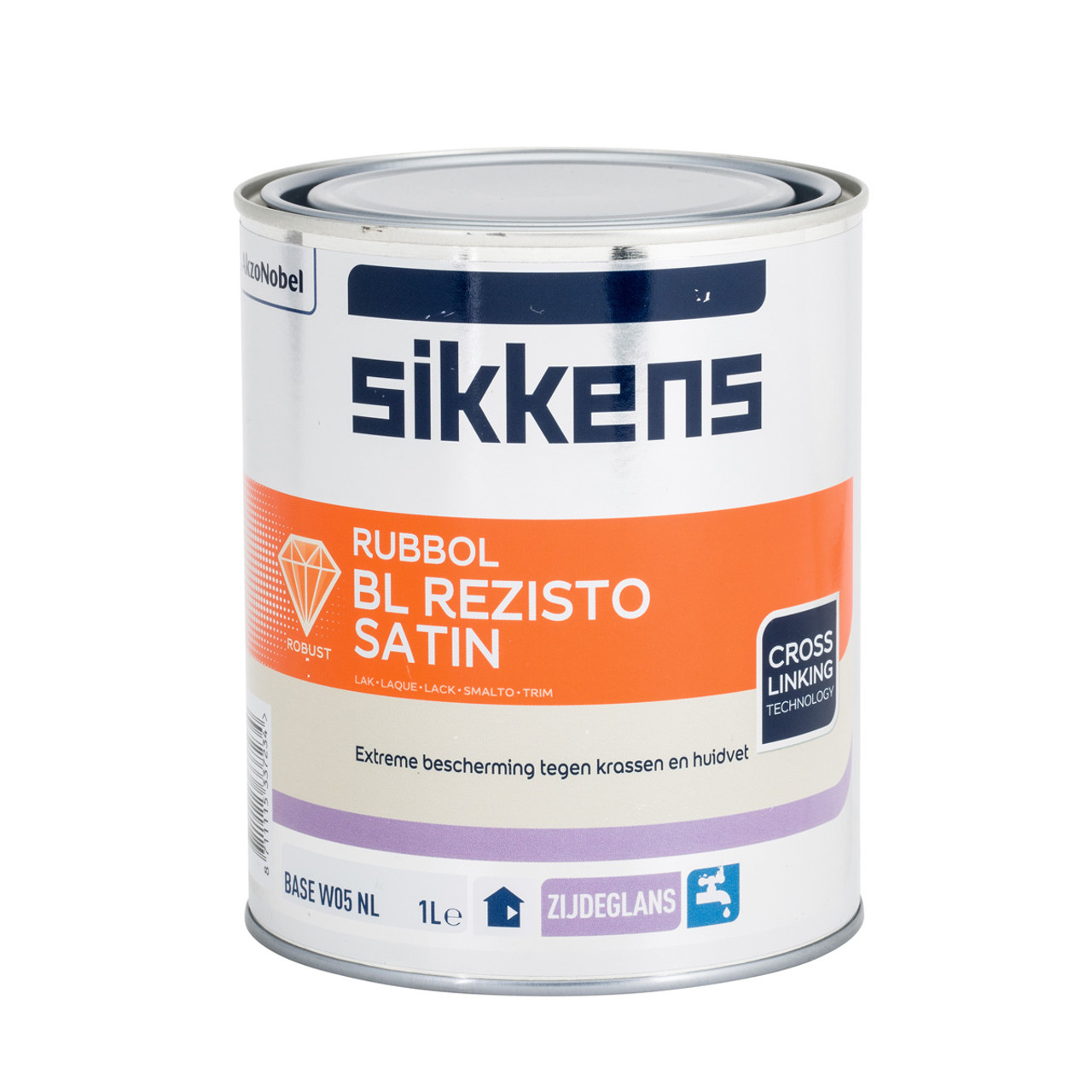 De Kamer Botsing Preventie Sikkens Rubbol BL Rezisto Satin | De beste zijdeglans lak | Huidvetresistent