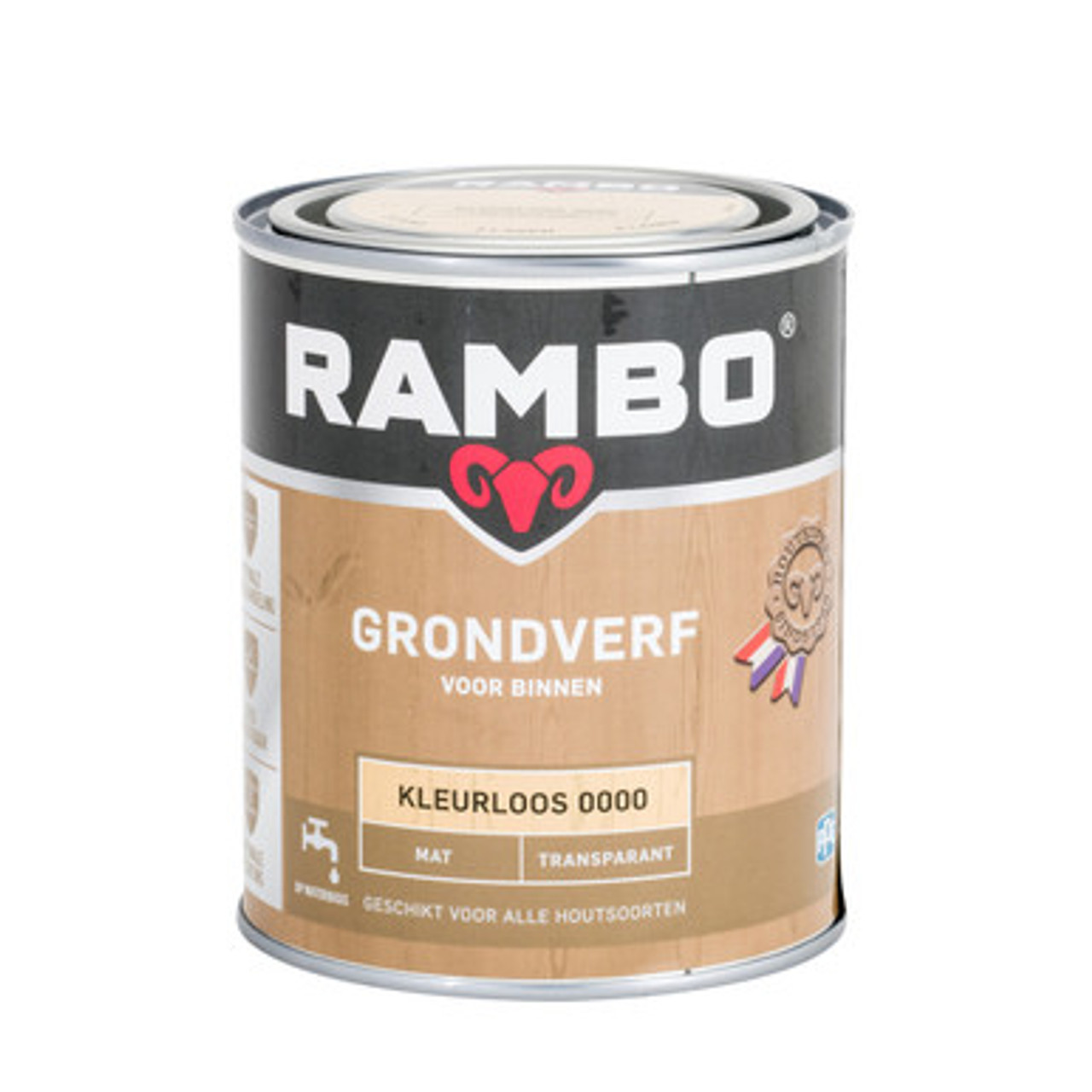 Oorzaak sneeuwman overstroming Rambo Grondverf Binnen Transparant | OnlineVerf.nl