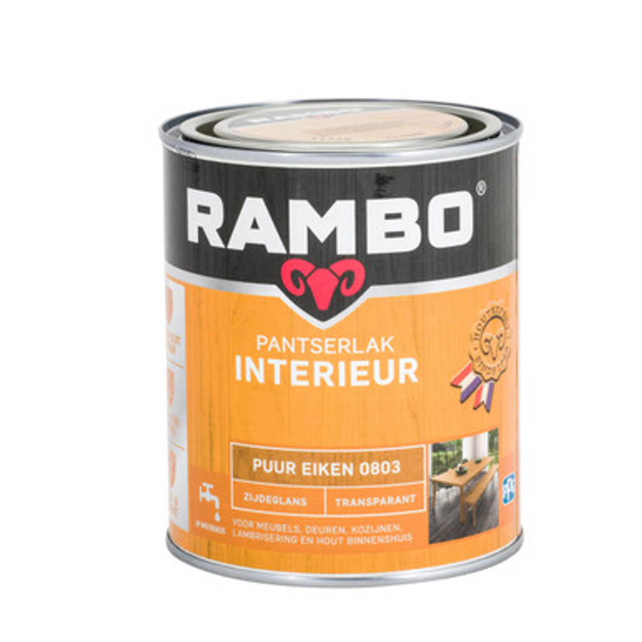 Rambo Pantserlak Interieur Transparant | Onlineverf.nl