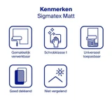 Sigmatex Superlatex Matt Kenmerken