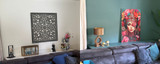 Klantproject | Woonkamer met wow-factor dankzij Flexa Serene Lagoon