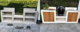Van blik naar wow! | Buitenkeuken met frisse look
