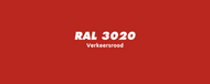 RAL 3020 - Verkeersrood