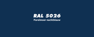 RAL 5026 - Parelmoer nachtblauw