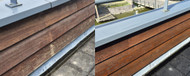 Klantproject | Van verweerd naar warm hout 