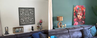 Klantproject | Woonkamer met wow-factor dankzij Flexa Serene Lagoon