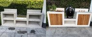 Klantproject | Buitenkeuken met frisse look