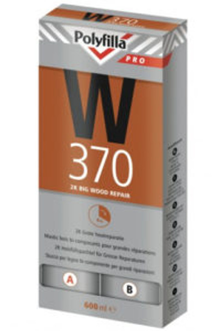 Polyfilla Pro W370 Sneldrogende houtreparatiepasta 2K