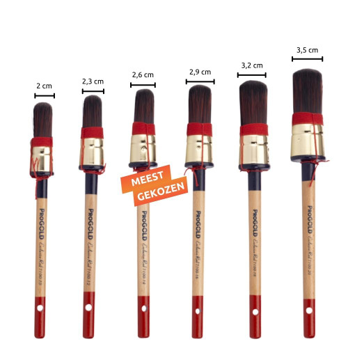 ProGold Patentpunt kwast Exclusive Red