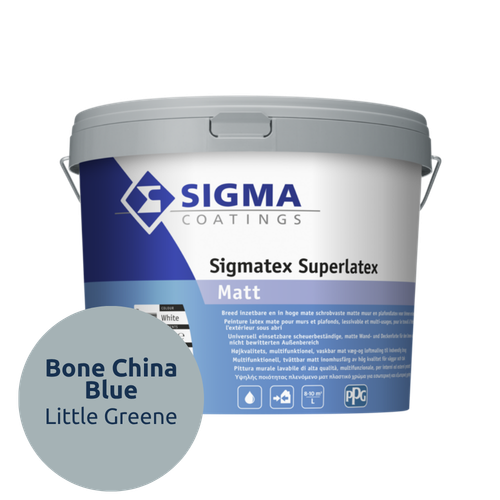 Sigma Sigmatex Superlatex Matt - 10 liter Bone China Blue
