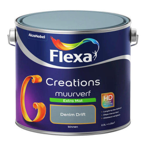 Flexa Creations Muurverf Extra Mat - Denim Drift