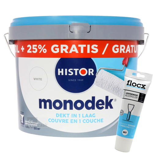 Histor Monodek 10 + 2,5 liter wit