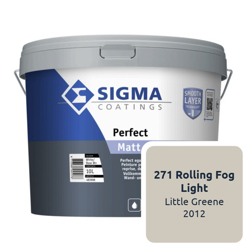Sigma Perfect Matt - 10 liter Rolling Fog  Light 271