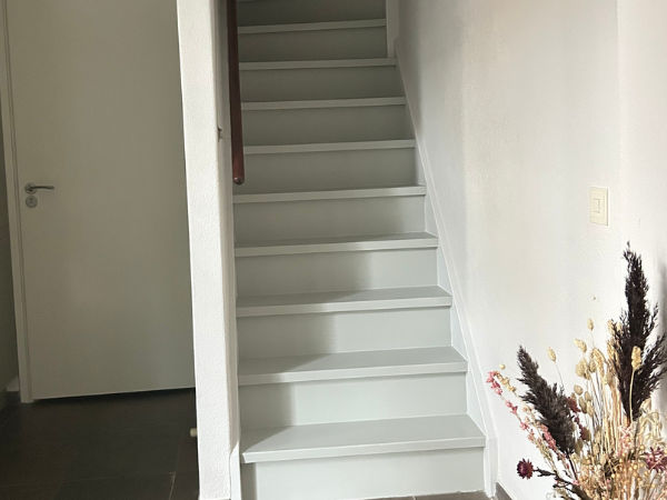 rustige stijlvolle lichte trap