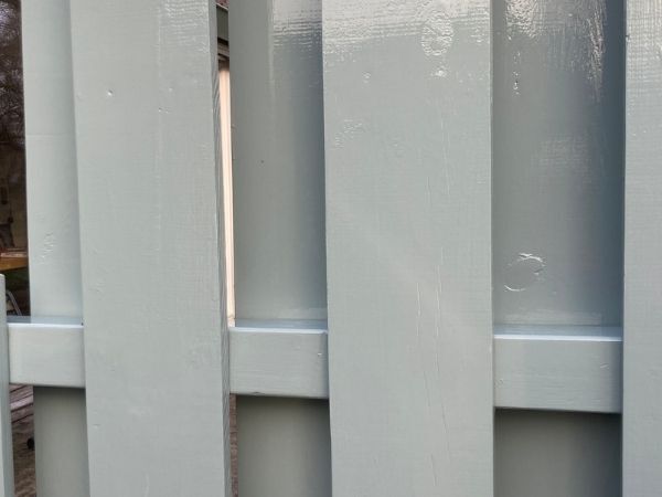 opgeknapte schutting