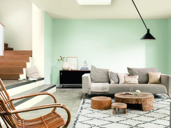 Lichte woonkamer: team licht