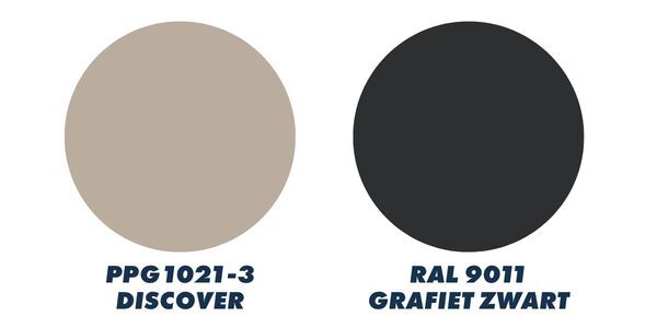 Discover en RAL 9011 grafietzwart