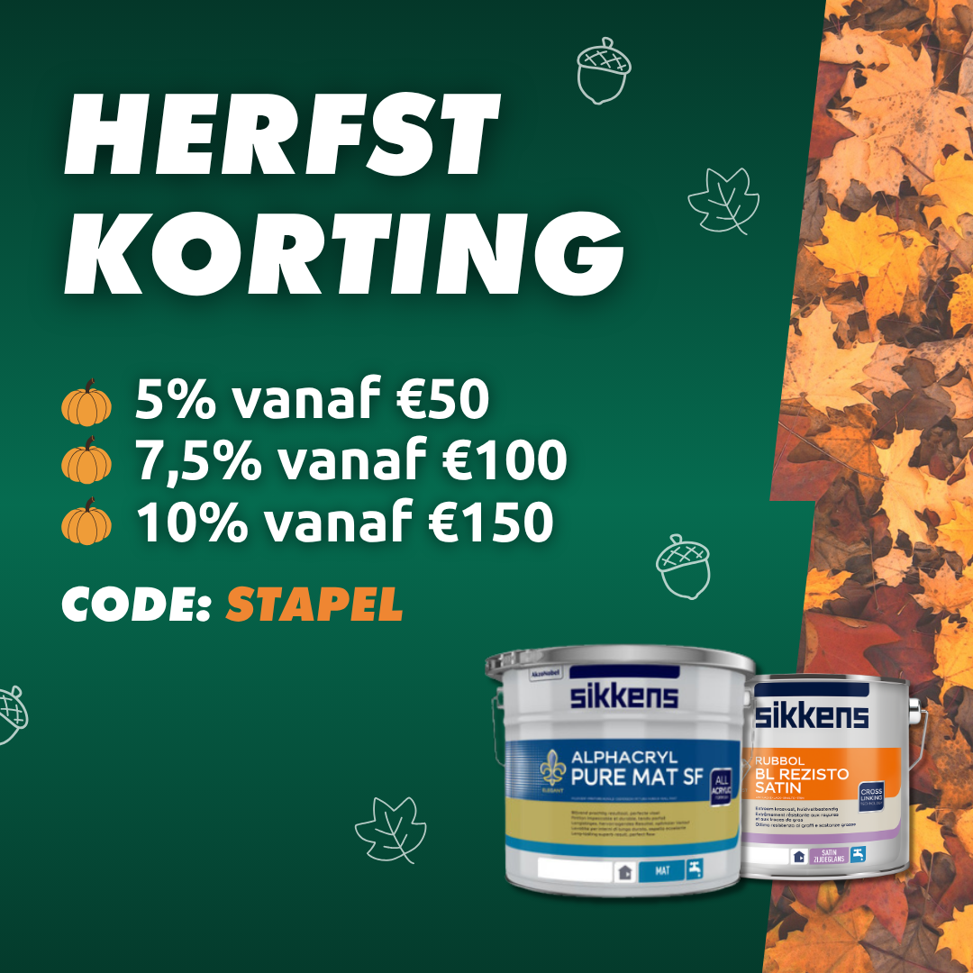 Herfstactie stapelkorting