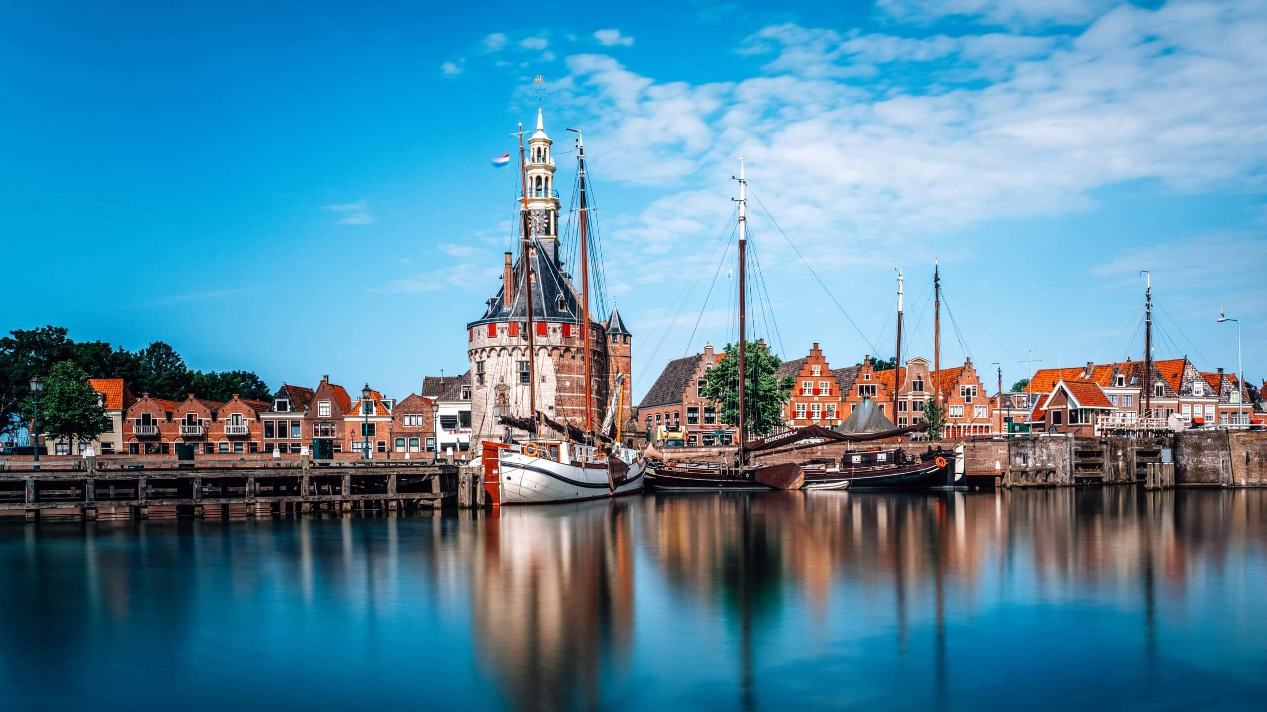 Gezicht op het centrum van Hoorn