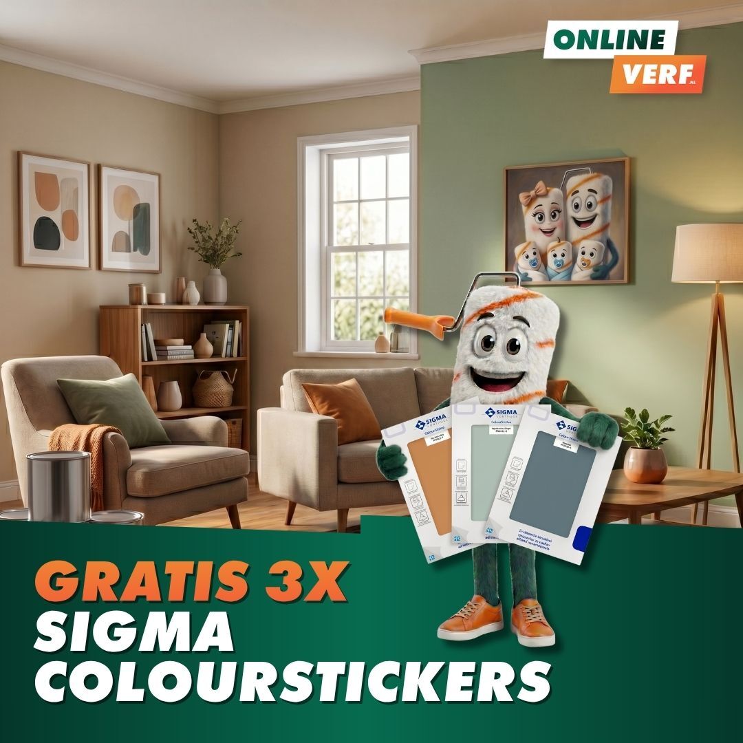 3 GRATIS SIGMA COLOURSTICKERS