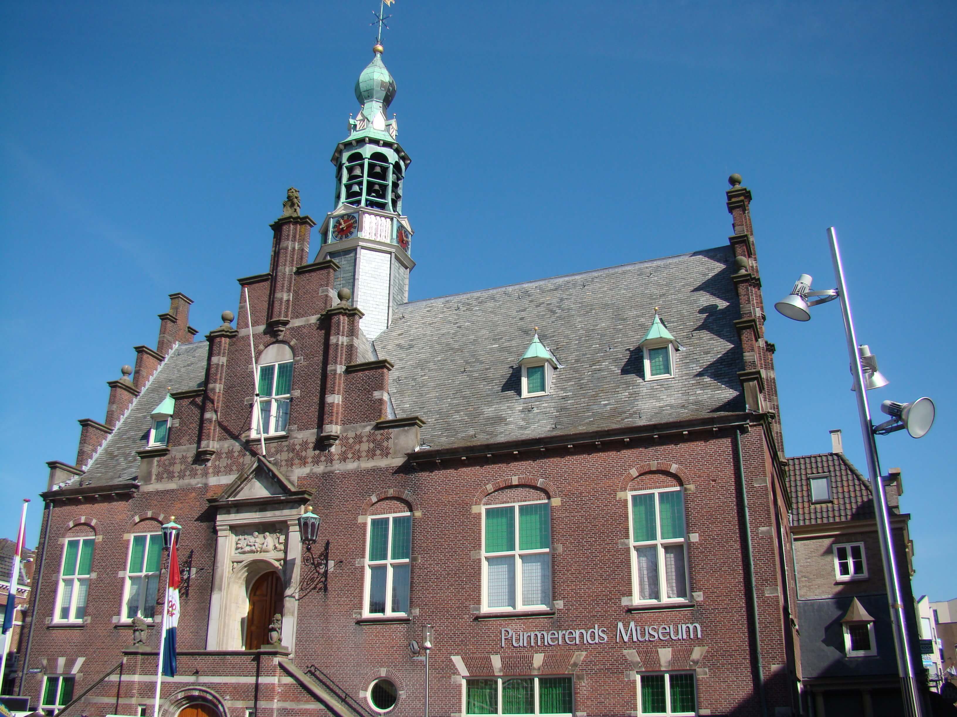Sfeervol stadsgezicht van Purmerend