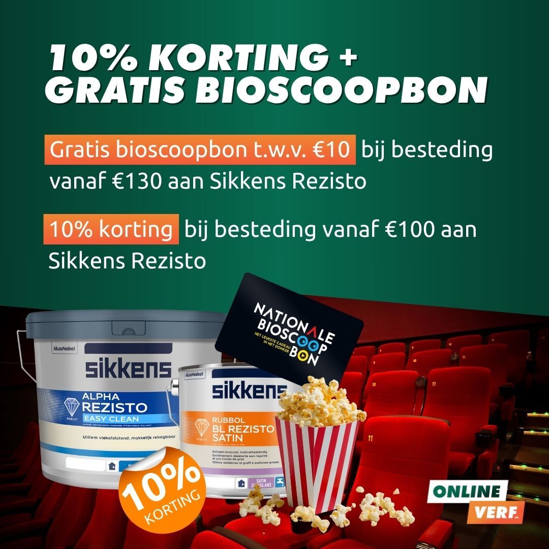 Gratis bioscoopbon actie
