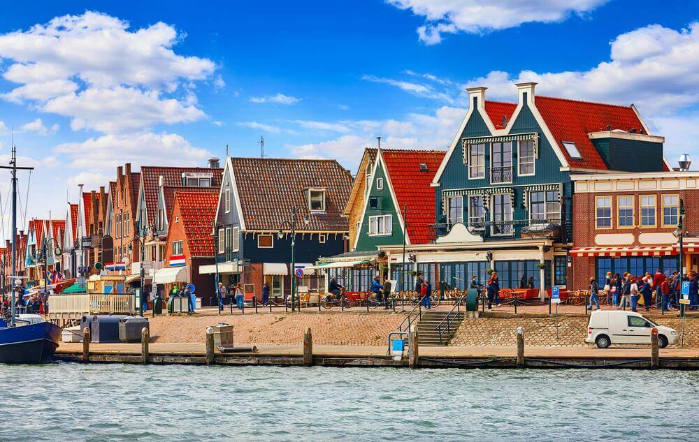 Klassieke bebouwing in Volendam