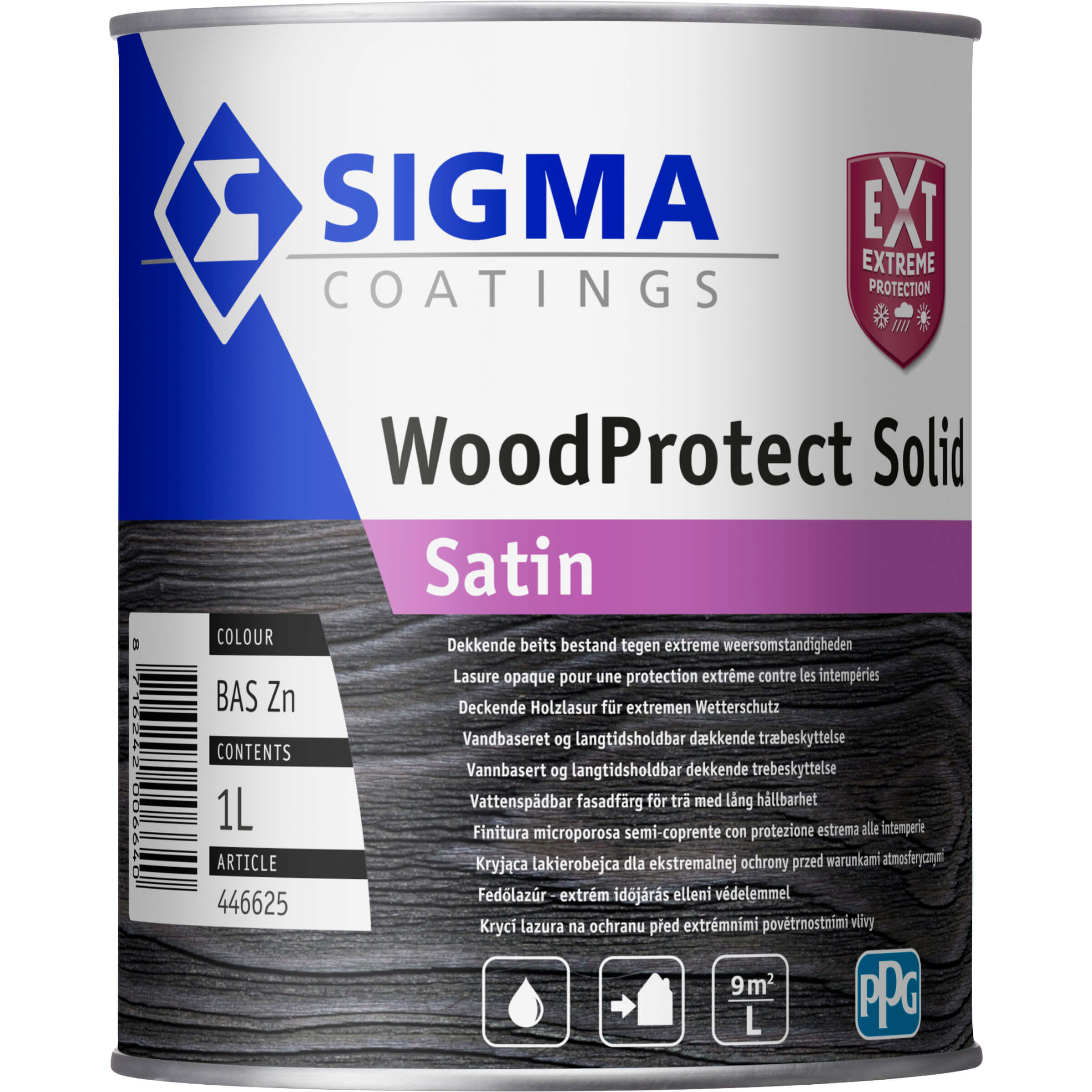 Meer Verstoring buik Sigma Woodprotect Solid Satin | Watergedragen dekkende beits